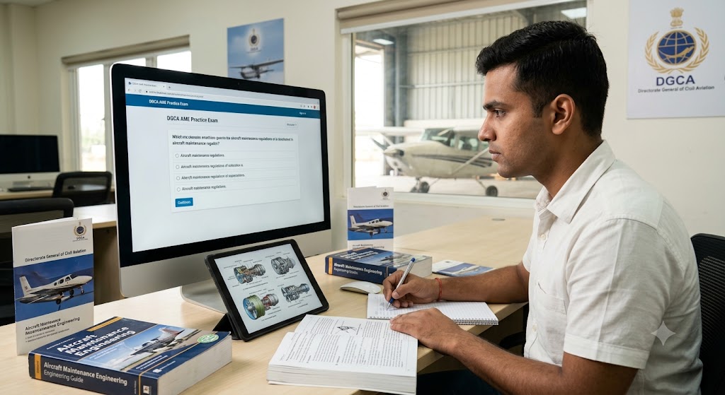 DGCA AME Practice Test & Exam Prep | India Banner