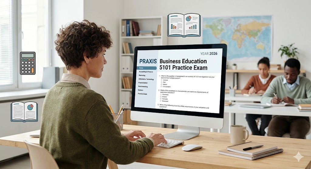 Business Education Content Knowledge 5101 Practice Test 2026 | Exam Prep Questions and Answers Banner