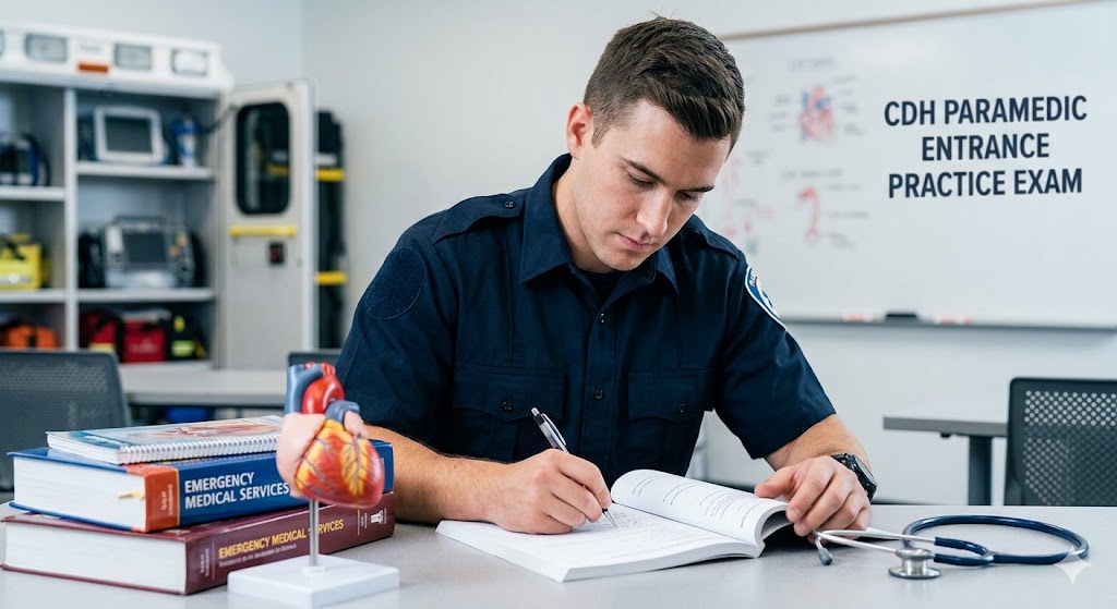 CDH Paramedic Entrance Practice Exam Banner