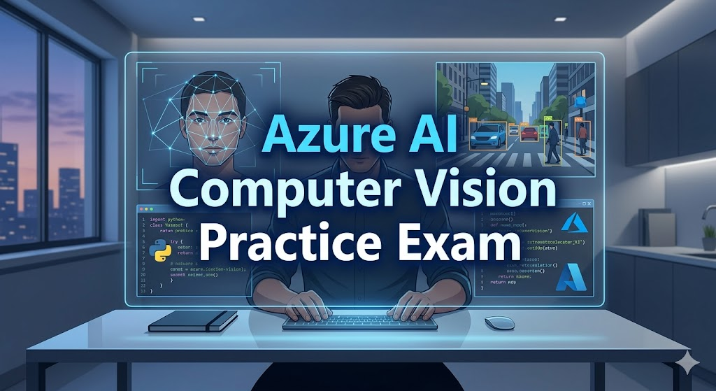 Azure AI Computer Vision Practice Test Banner