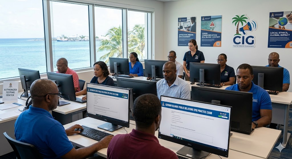 Cayman Islands Public Relations (PR) Practice Test Banner