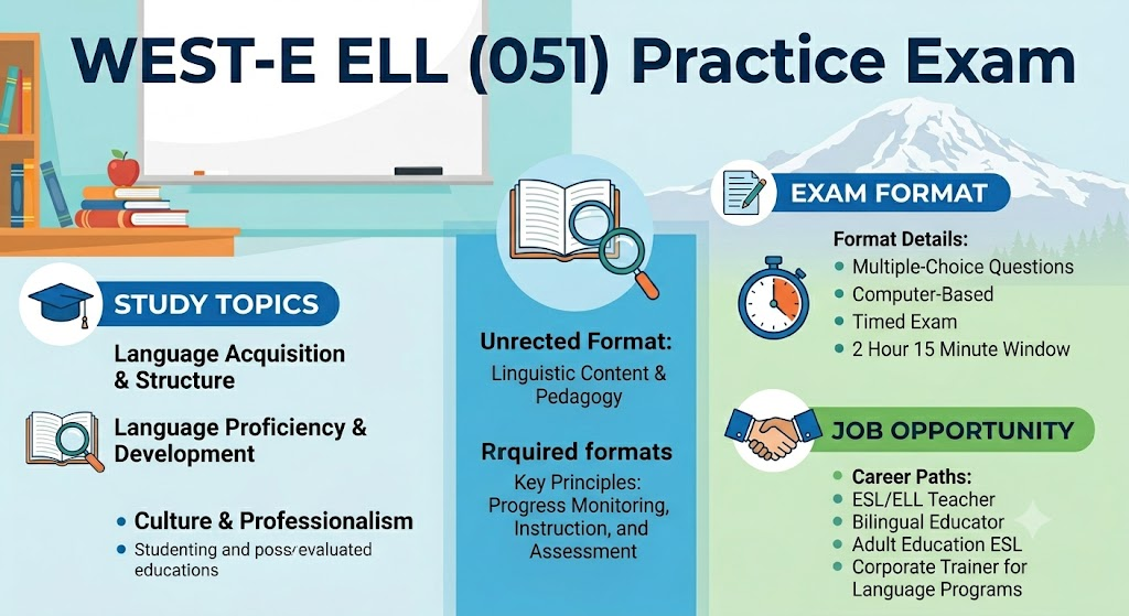 WEST–E English Language Learners (ELL) (051) Practice Test Banner