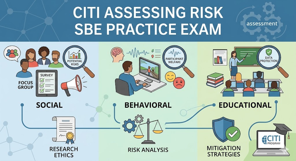 Prepare for the CITI Assessing Risk - SBE Test. Banner