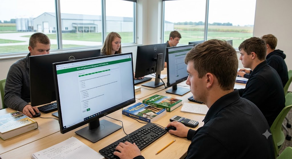 Farm and Agribusiness Management CDE Practice Test Banner
