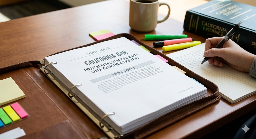 California Bar Professional Responsibility Long-Form Practice Test Banner