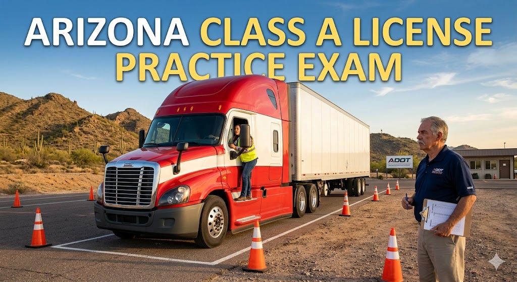 Arizona Class A License Practice Exam Banner