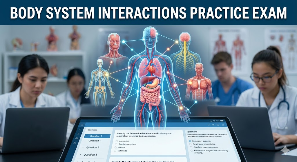 Body System Interactions Practice Test Banner