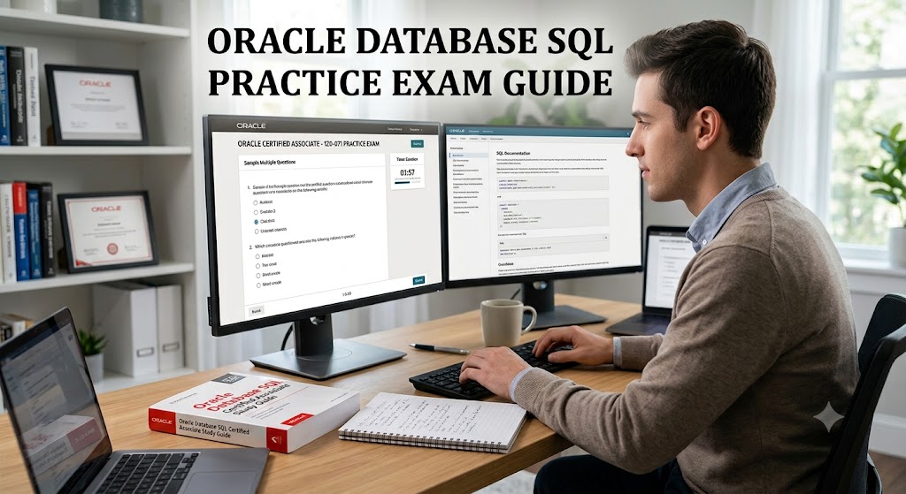Oracle Practice Test & Exam Prep Banner