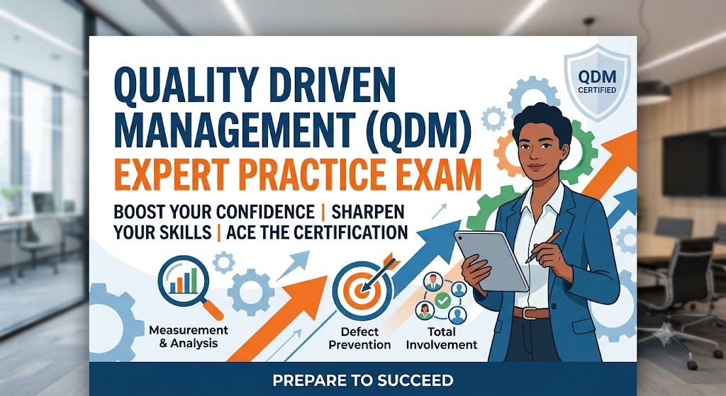 Quality Driven Management (QDM) Expert Practice Exam Banner