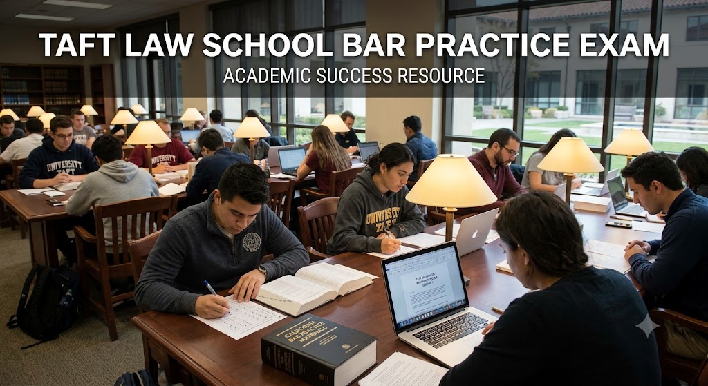 Taft Law School Bar Practice Exam Banner