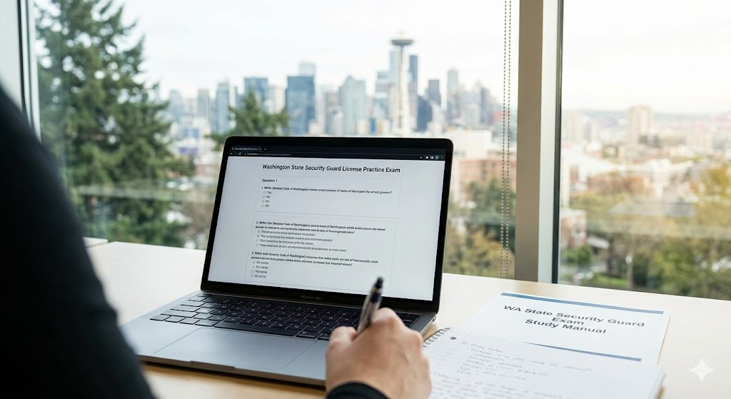 Washington State Security Guard License Practice Exam Banner
