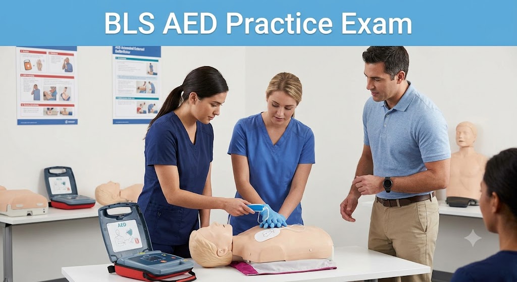 BLS Pretest Chapter 3 Use of Automated External Defibrillator Banner