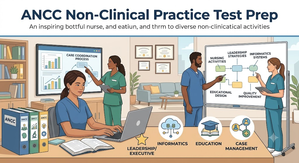 ANCC Non-Clinical Practice Test. Banner