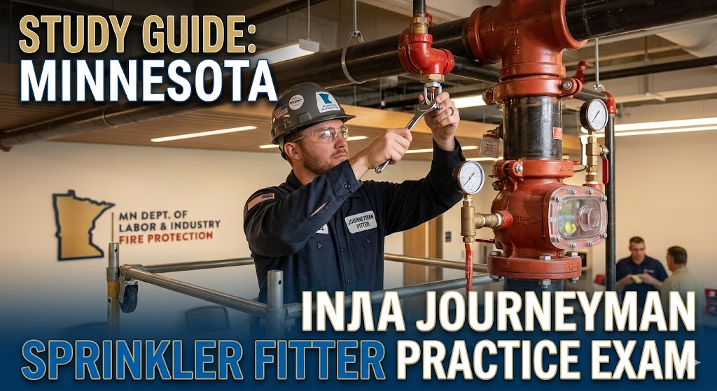 Minnesota Journeyman Sprinkler Fitter Practice Exam Banner