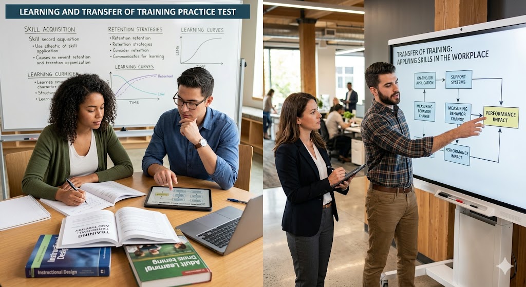 Learning and Transfer of Training Practice Test Banner
