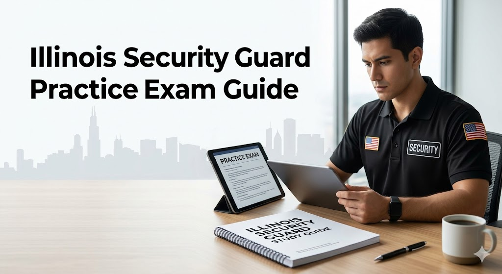 Illinois Security Guard Practice Exam Banner