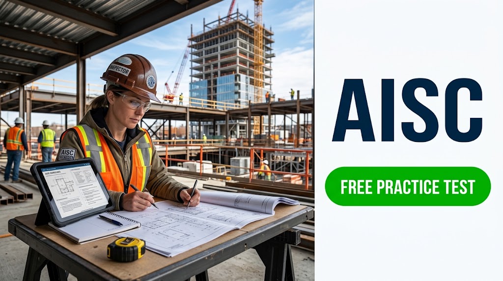 Aisc Practice Test & Exam Prep Banner