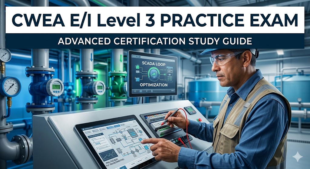 CWEA Electrical/Instrumentation (E/I) Level 3 Practice Test Banner