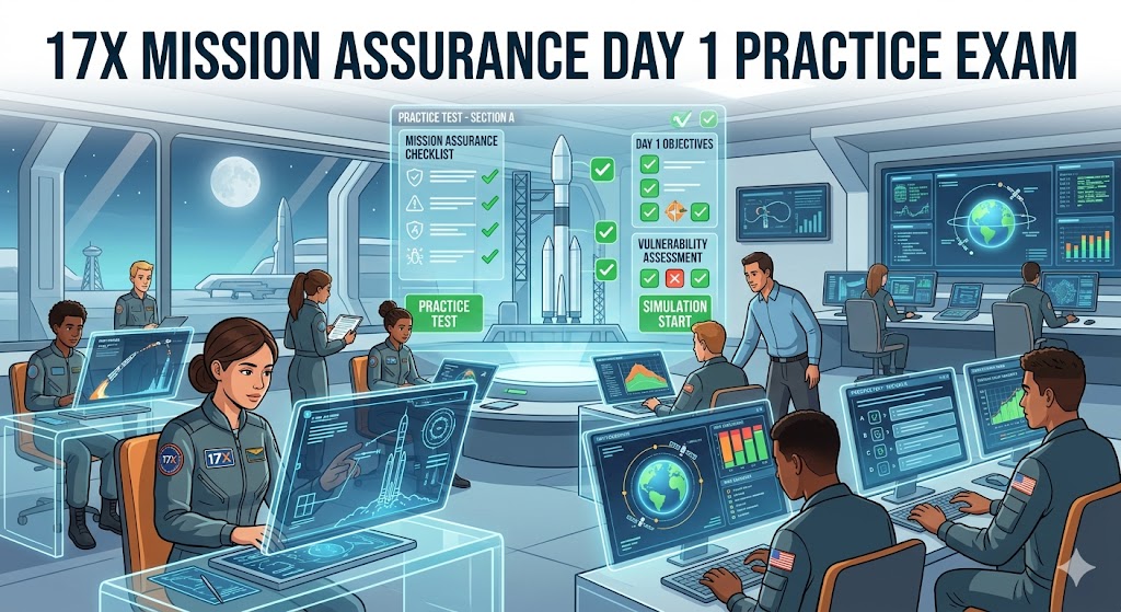 17X Mission Assurance Day 1 Practice Exam Banner