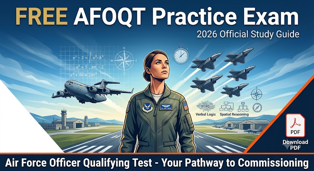 FREE AFOQT Practice Test 2026 Official Study Guide (PDF) Banner