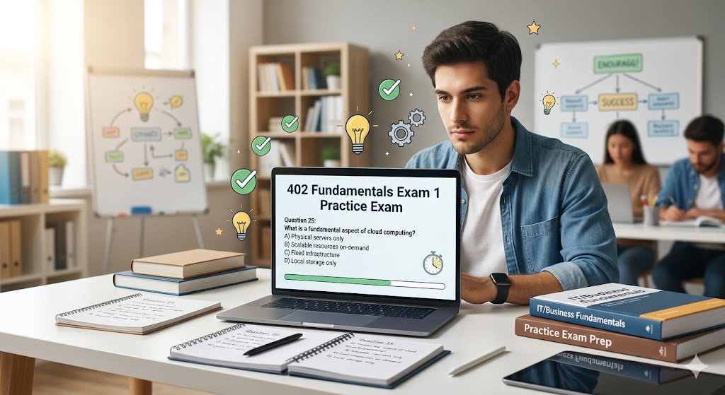 Gemini said
402 Fundamentals Exam 1 Practice Exam Banner