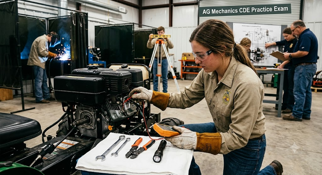 AG Mechanics CDE Practice Exam Banner