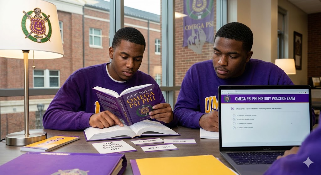 Omega Psi Phi History Practice Test Banner