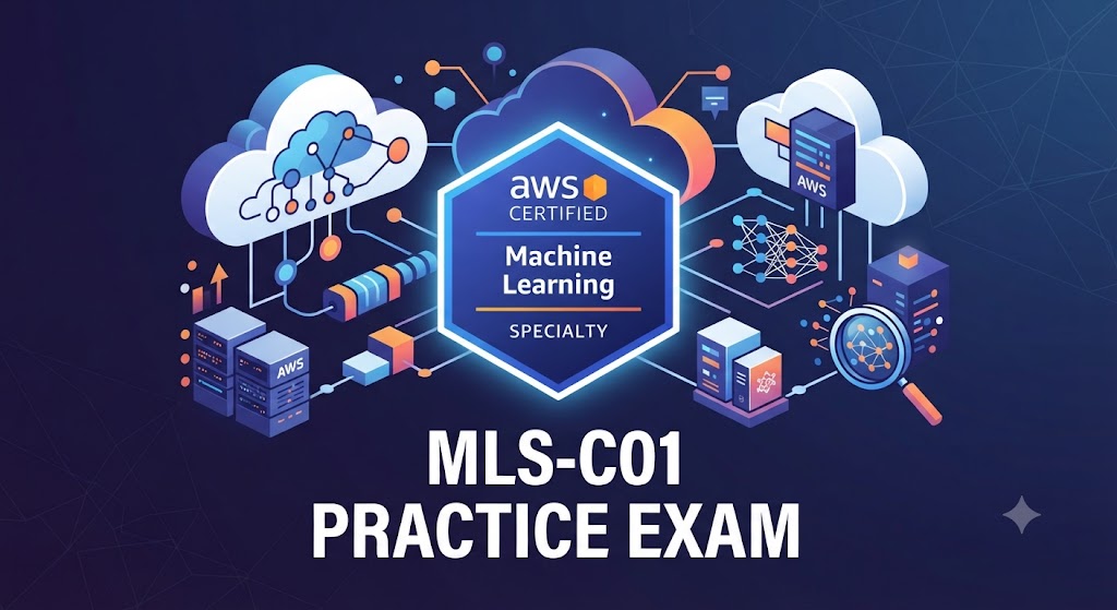 AWS Certified Machine Learning Specialty (MLS-C01) Practice Test Banner