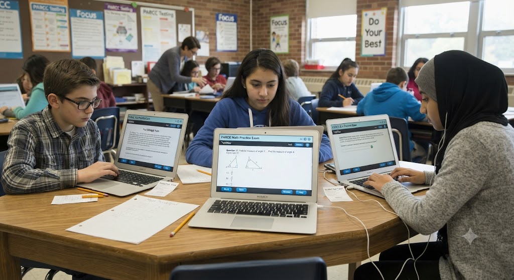 PARCC Practice Test 2026: Math and ELA Grades 3 to 11 [PDF] Banner
