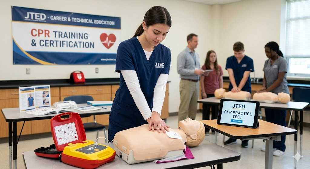 JTED CPR Practice Test Banner