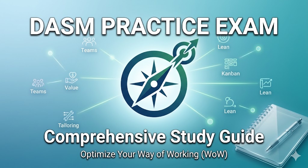 Disciplined Agile Scrum Master (DASM) Practice Exam Banner