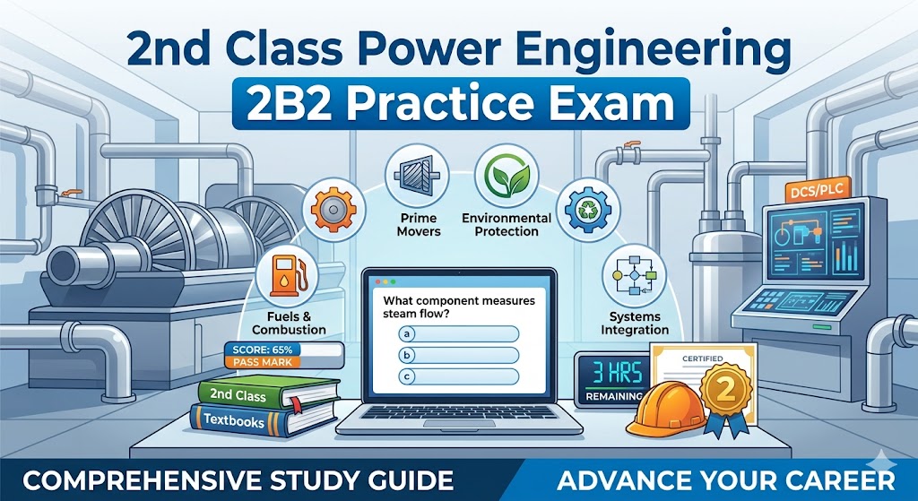2nd Class Power Engineering 2B2 Practice Exam Banner