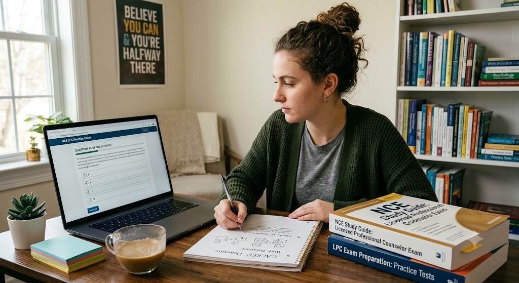 NCE Licensed Professional Counselor (LPC) Practice Exam Banner