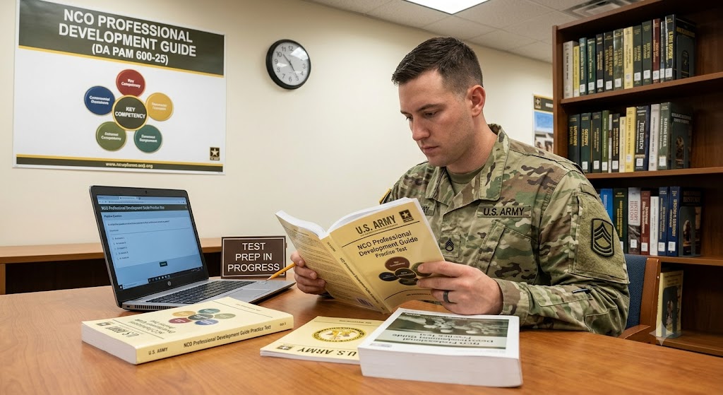 NCO Professional Development Guide Practice Test Banner
