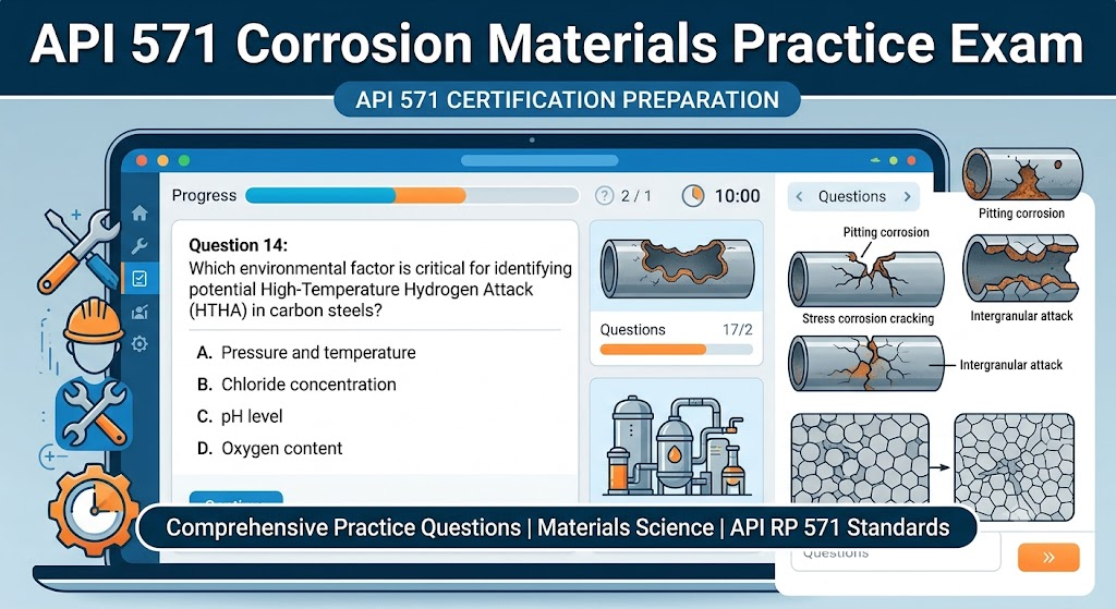 API 571 Certification (Corrosion & Materials) Practice Test Banner