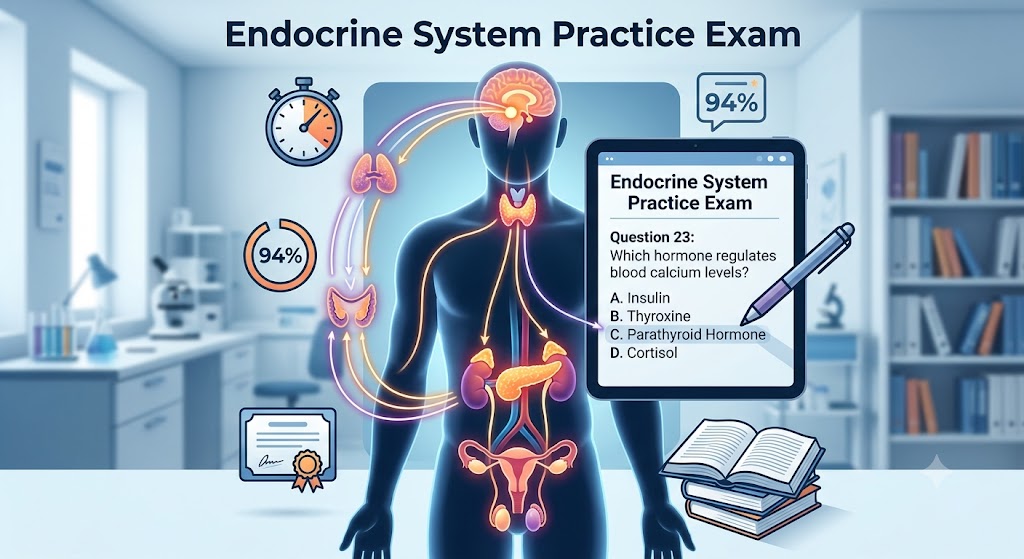 Endocrine System Practice Test Questions Banner