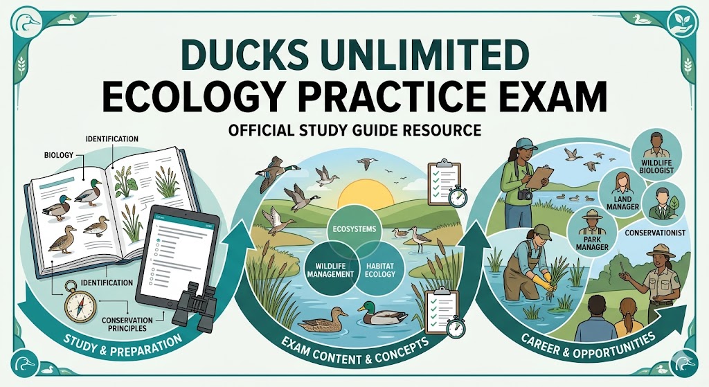 Ducks Unlimited Ecology Conservation & Management Certification Practice Test Banner