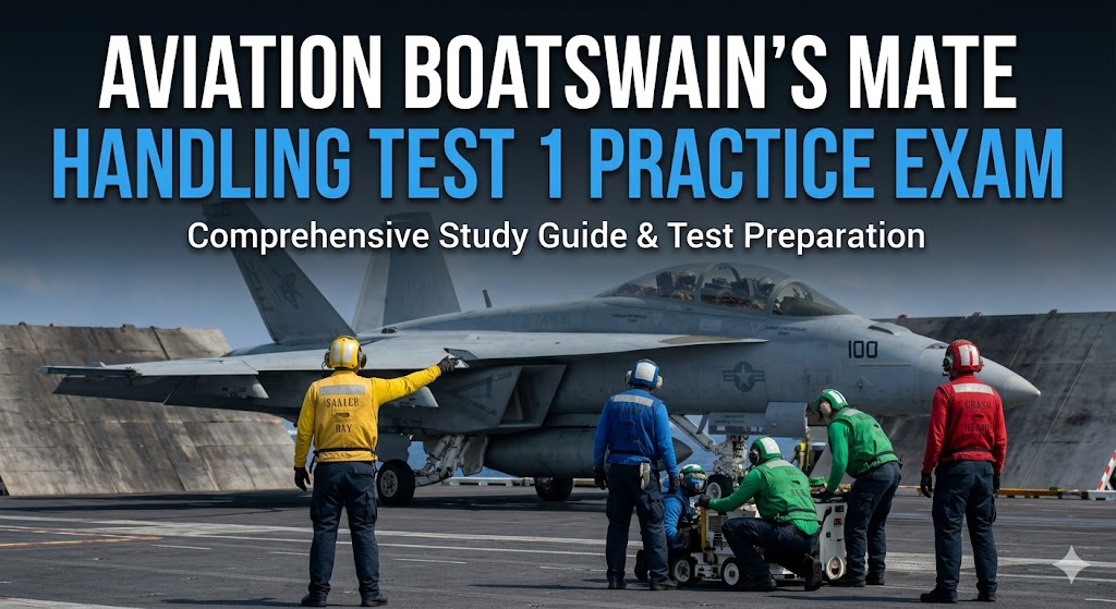 Aviation Boatswain’s Mate – Handling Test 1 Practice Banner