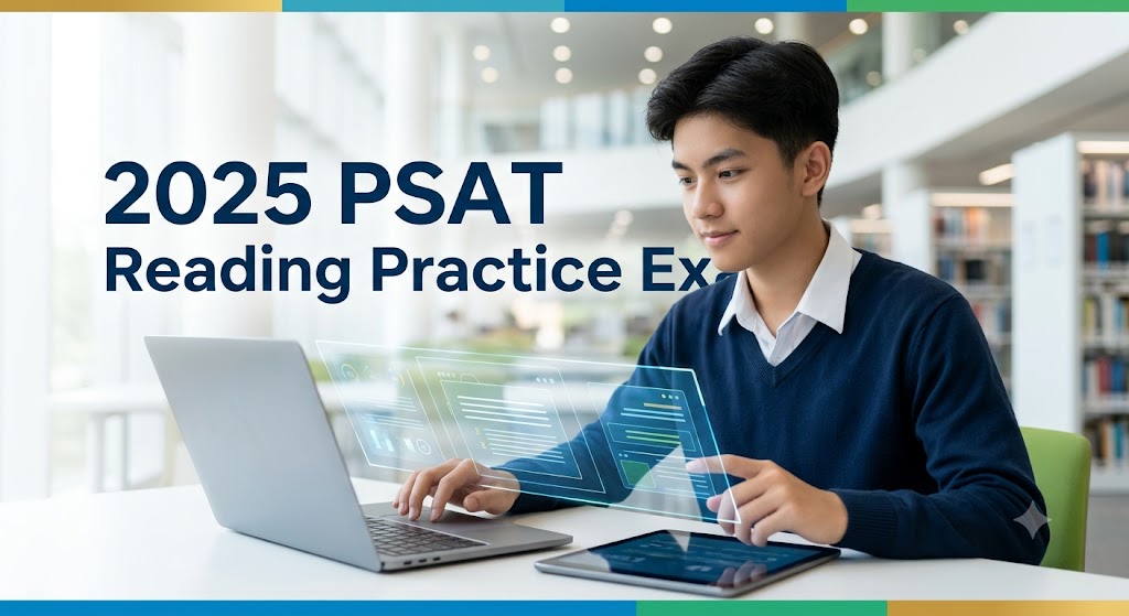 PSAT Reading Practice Test 2025 with Answers and Explanation (Free PDF) Banner
