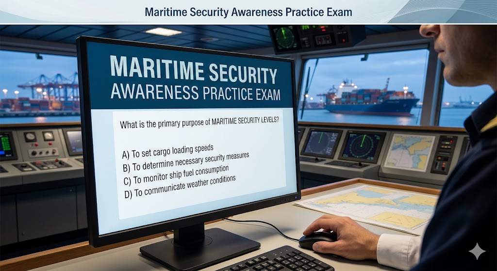 Maritime Security Awareness Practice Test Banner