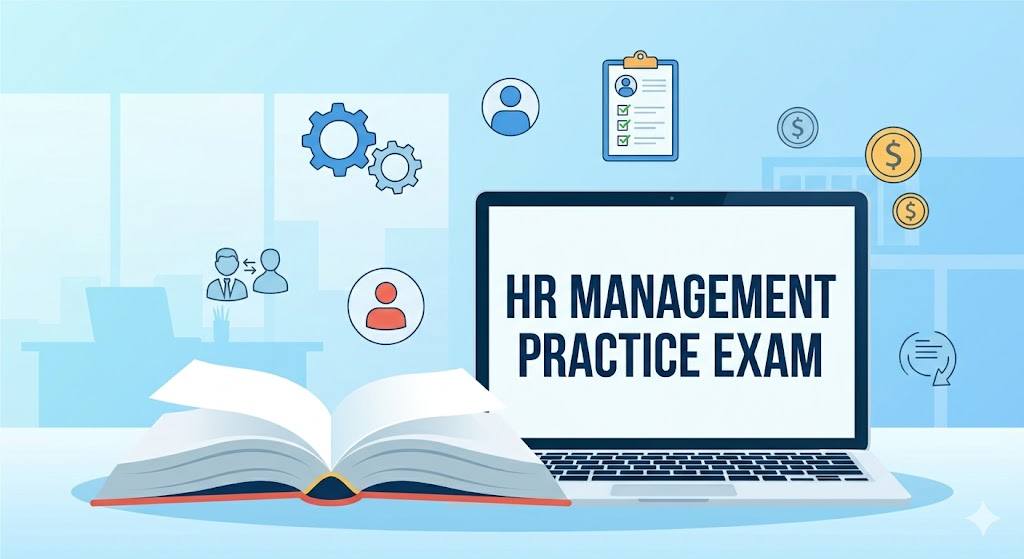HR Management Practice Exam Banner