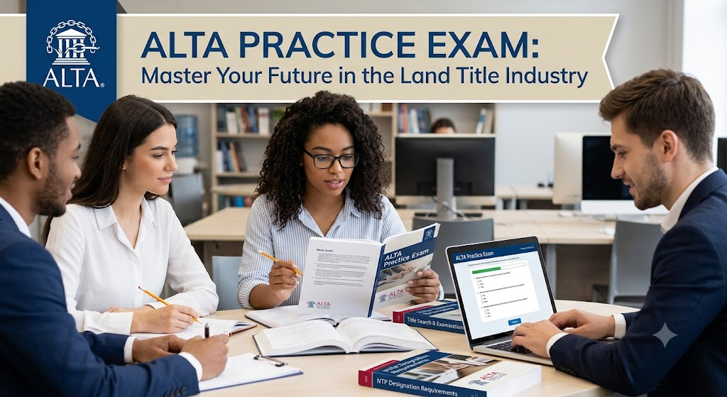 American Land Title Association (ALTA) Practice Exam Banner