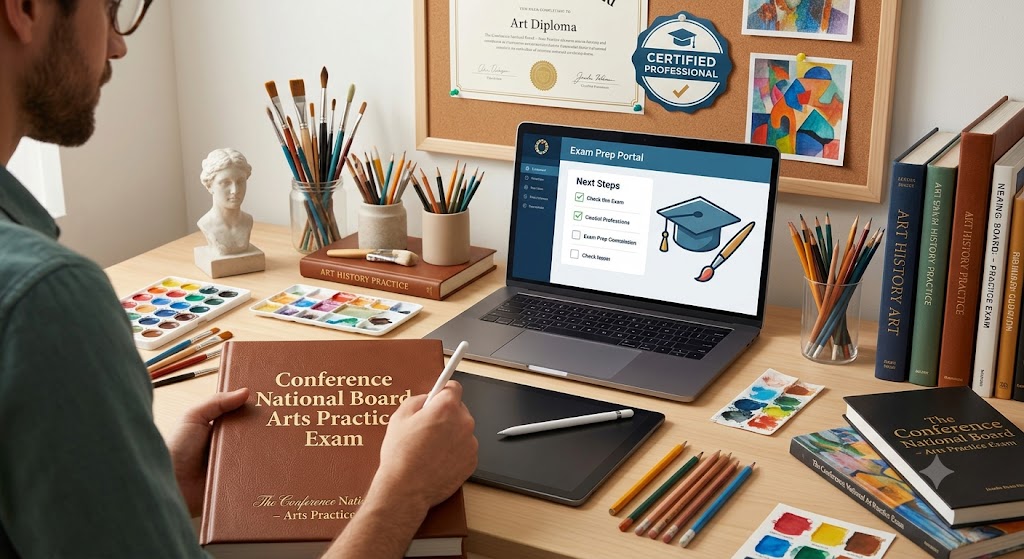 The Conference National Board – Arts Practice Exam Banner