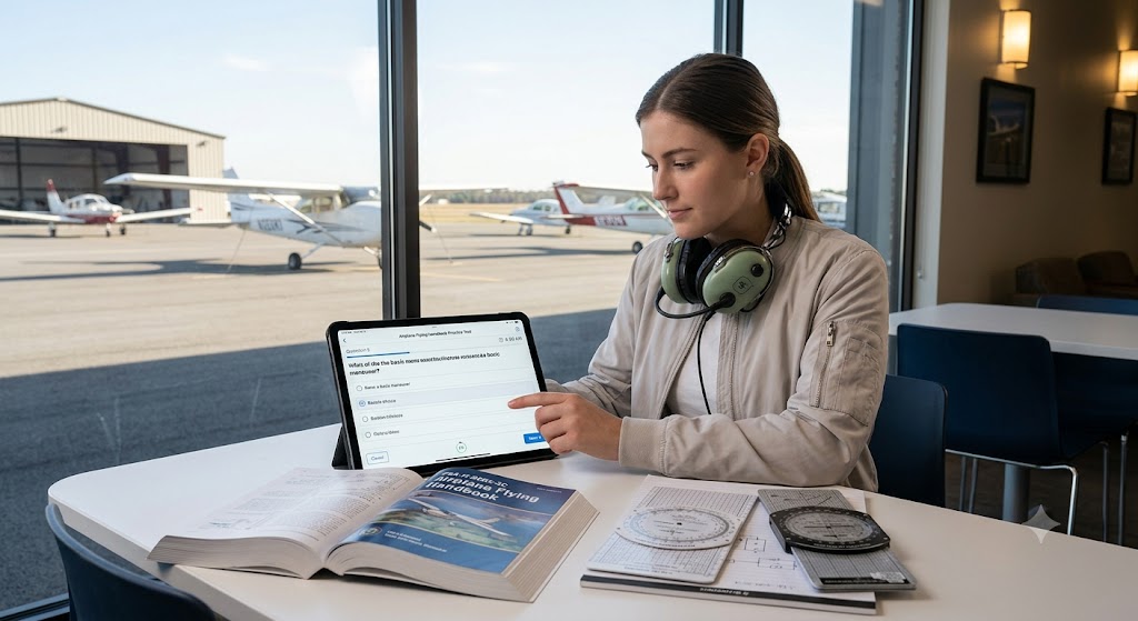 Airplane Flying Handbook Practice Test Banner