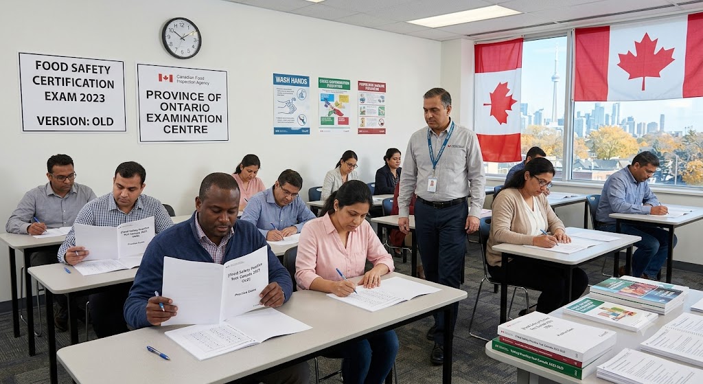 Food Safety Practice Test Canada 2023 OLD Banner