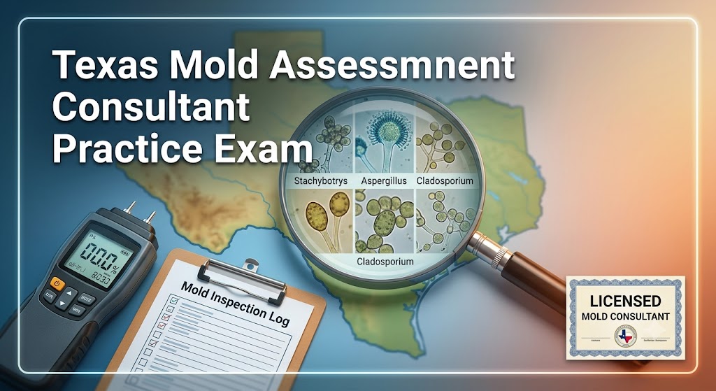 Texas Mold Assessment Consultant Practice Exam Banner