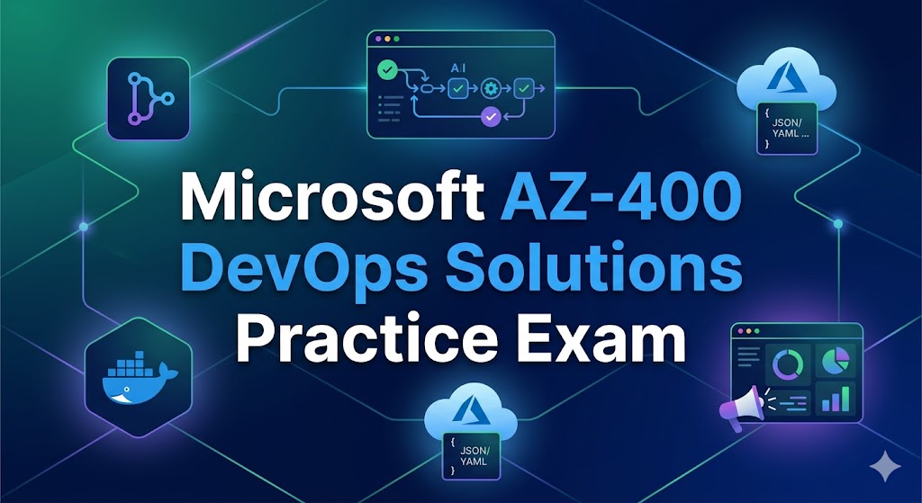 Designing and Implementing Microsoft DevOps Solutions (AZ-400) Practice Banner