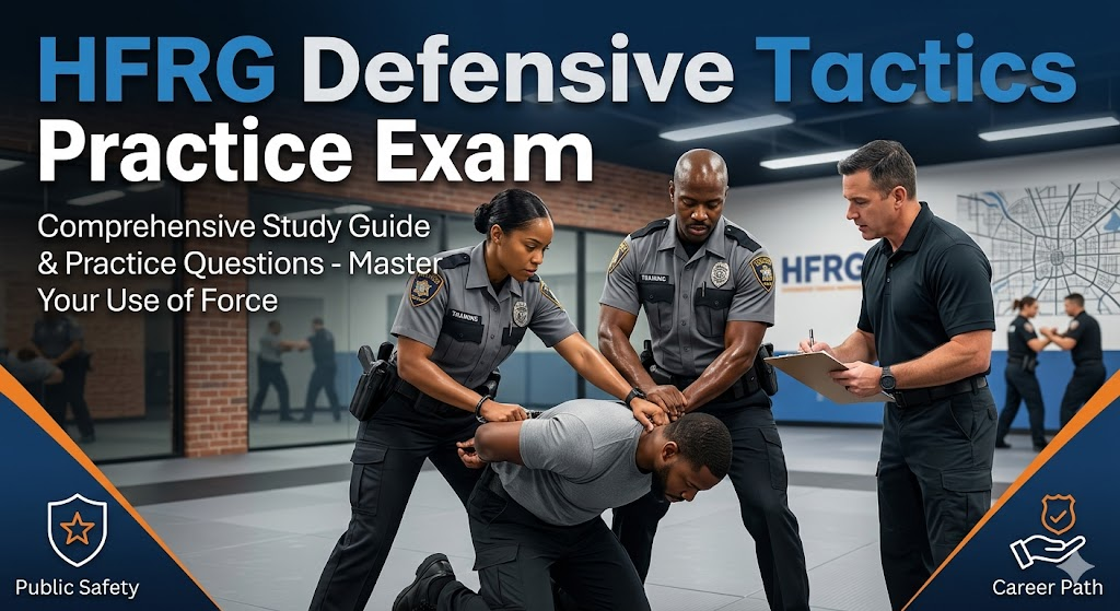 HFRG Defensive Tactics Practice Test Banner