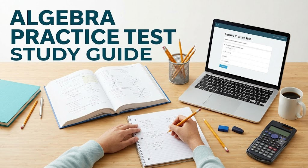 Algebra Practice Test Banner