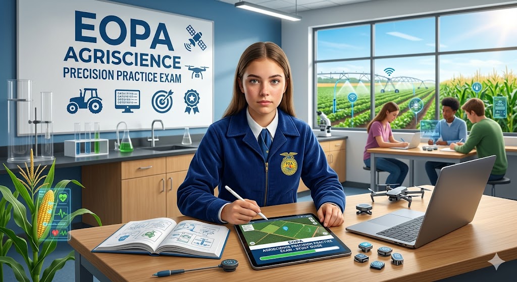 EOPA Agriscience Precision Practice Exam Banner